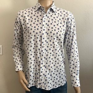 Etro long sleeve button front shirt made in Italy
